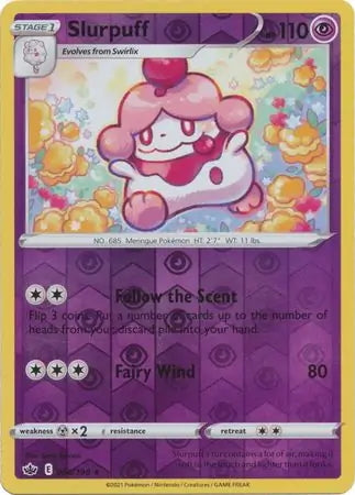 Chilling Reign Slurpuff #68/198 reverse holo